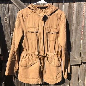A new day brown utility jacket